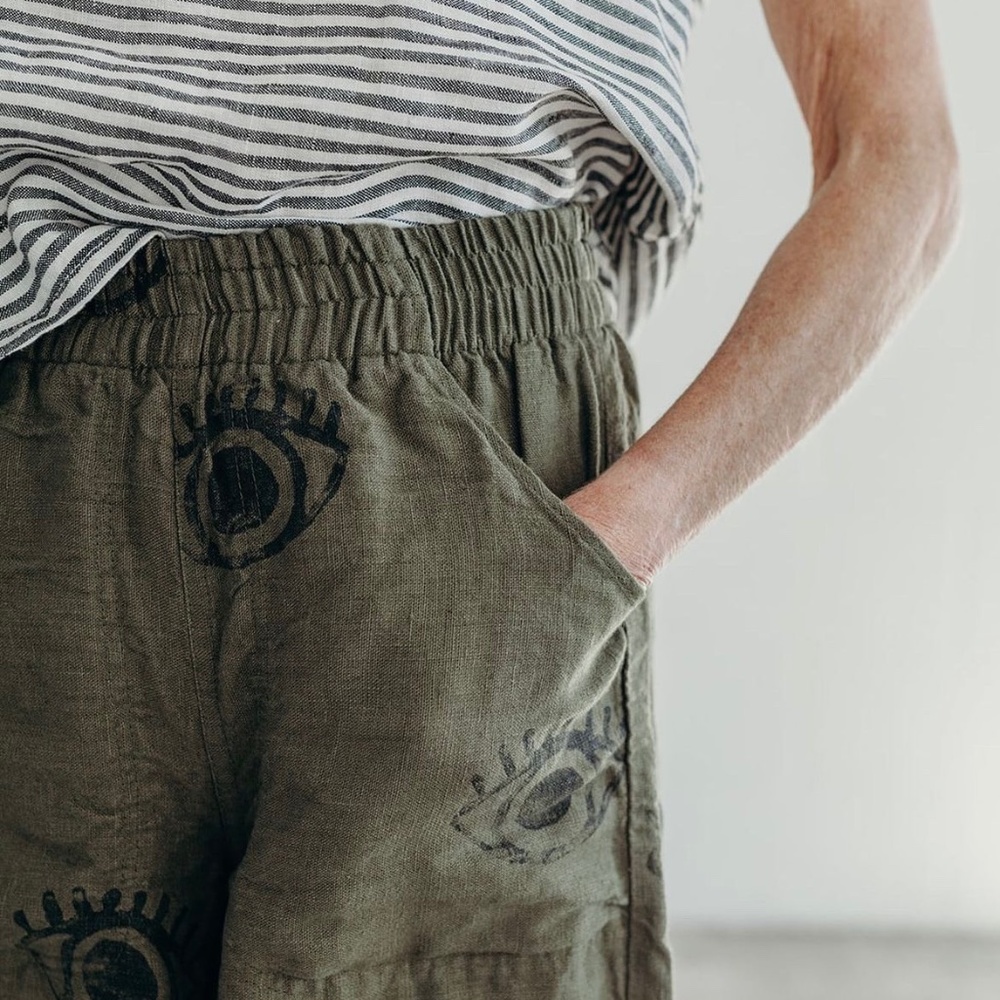 Tiger Owl Seeing Eye Easy Sailor Pants